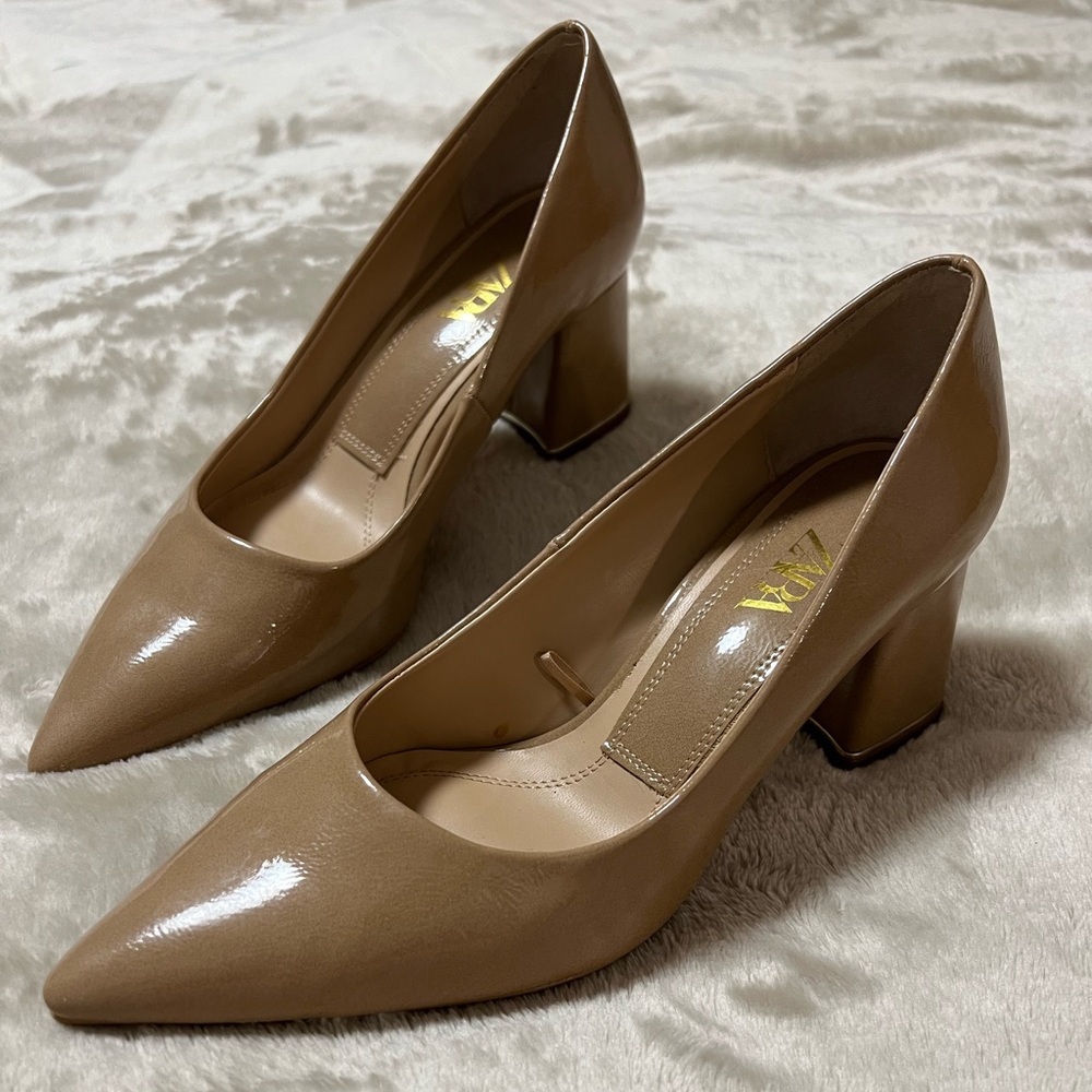 Zara block heels